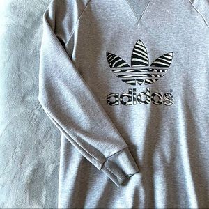 adidas oversized sweater dress